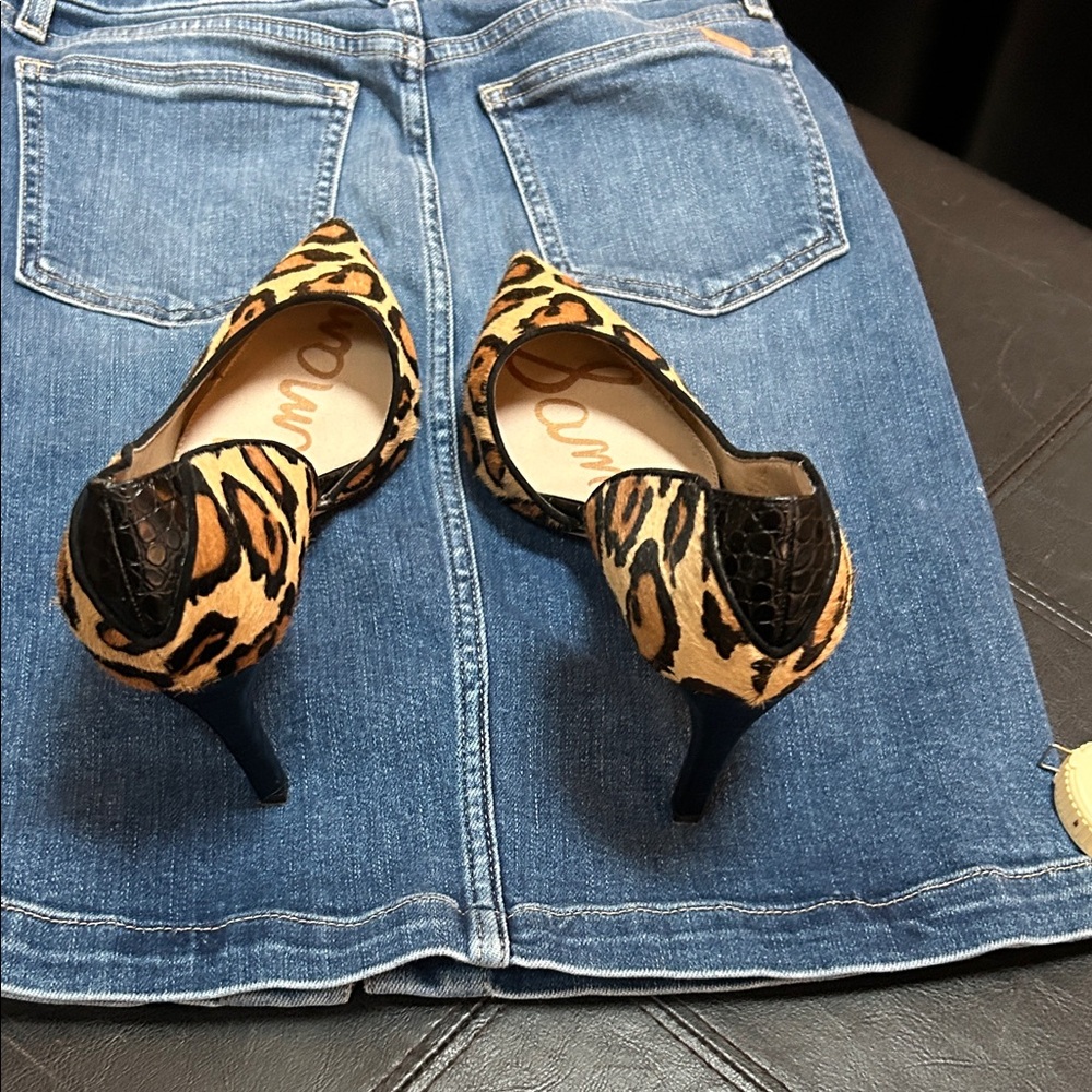 Sam Edelman Leopard Print Flats - Picture 7 of 9